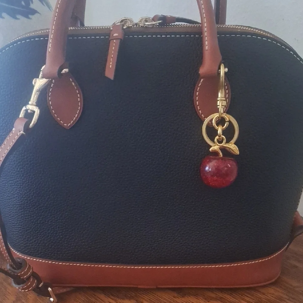 Sparkle Red Apple Handbag Charm/keychain/Backpack Charm